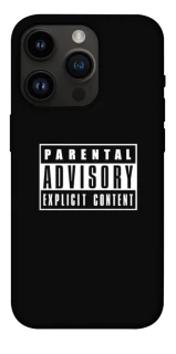 Чехол на Apple iPhone 14 Pro (6.1") Parental Advisory Label фото 1 из 1