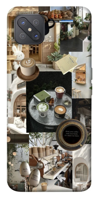 Чохол на Oppo A92s Coffee collage ver.4 фото 1 з 1