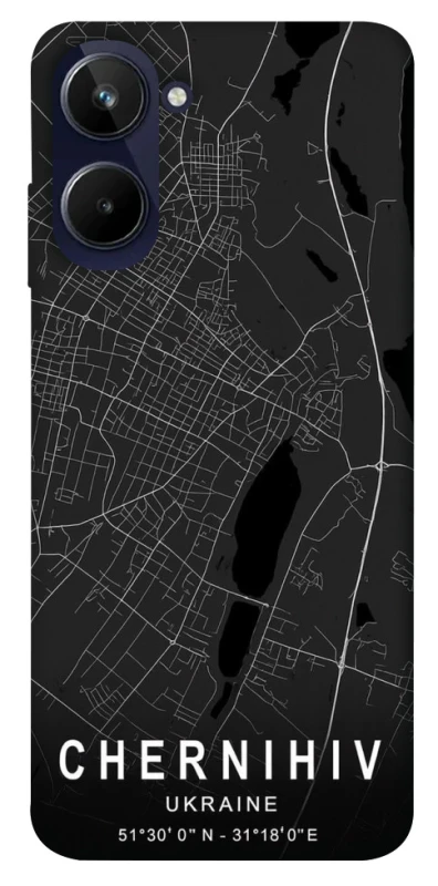 Чохол на Realme 10 4G Chernihiv map фото 1 з 1