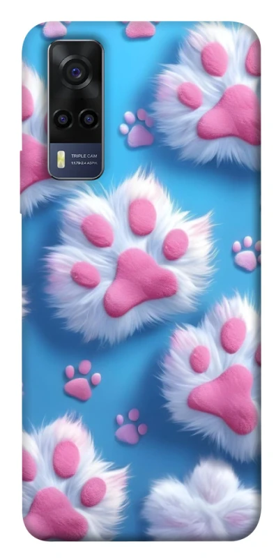 Чохол на Vivo Y53s Cat paw фото 1 з 1