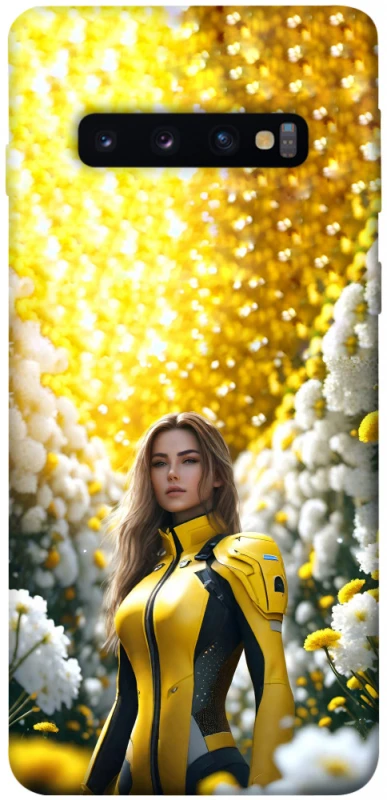 Чохол на Samsung Galaxy S10 Cyber space girl ver.2 фото 1 з 1