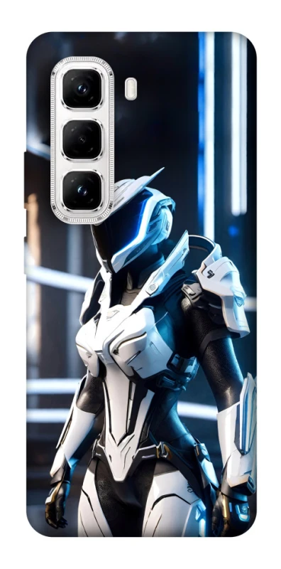 Чехол на Infinix Hot 50 Pro Cyber space girl ver.6 фото 1 из 1