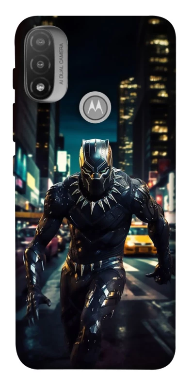 Чохол на Motorola Moto E20 Black Panther фото 1 з 1