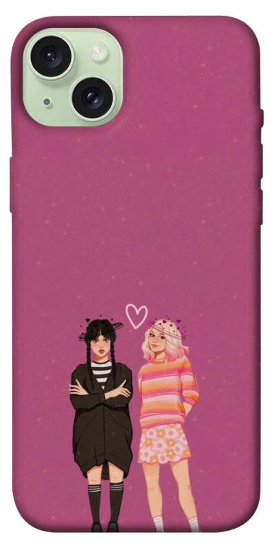 Чохол на Apple iPhone 15 Plus (6.7") Raven & Rainbow Wednesday фото 1 з 1