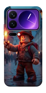 Чехол на Xiaomi 17 Pro Max Roblox Fire Logo Blue Flames фото 1 из 1