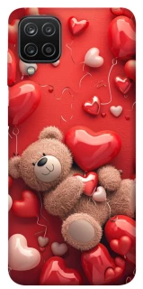 Чохол на Samsung Galaxy A12 bear in hearts фото 1 з 1