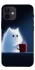 Чехол на Apple iPhone 12 mini (5.4") Чехол кот с кофе фото 1 из 1