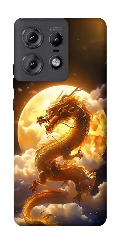 Чехол на Motorola Edge 50 Pro Golden Dragon фото 1 из 1