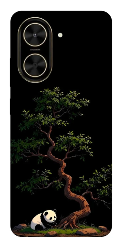 Чохол на Xiaomi Poco C71 Panda and tree фото 1 з 1