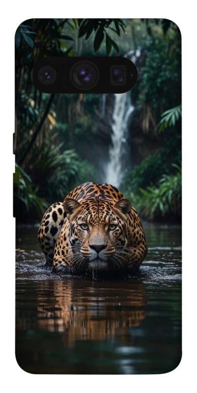 Чехол на Google Pixel 8 Pro Leopard in water фото 1 из 1