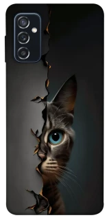 Чехол на Samsung Galaxy M52 Кот-подглядыватель v2 фото 1 из 1