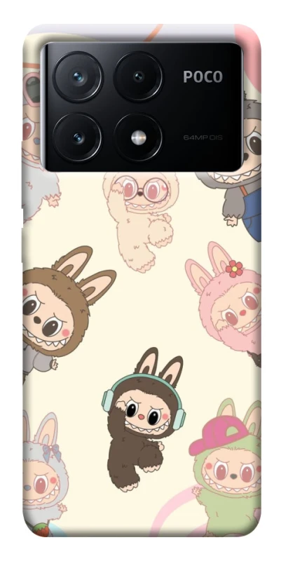 Чехол на Xiaomi Poco X6 Labubu Dance фото 1 из 1
