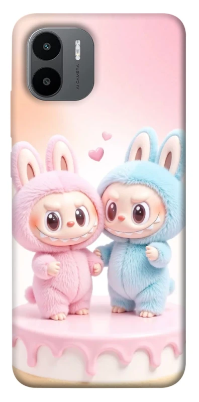 Чохол на Xiaomi Redmi A1 / A2 Labubu Twins фото 1 з 1