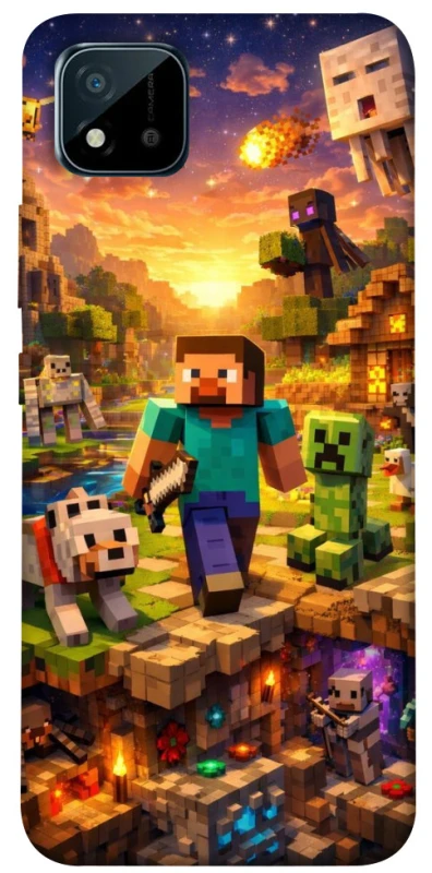 Чохол на Realme C20 Minecraft v6 фото 1 з 1
