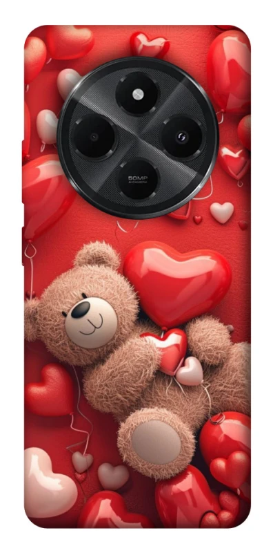 Чохол на Xiaomi Poco M7 bear in hearts фото 1 з 1
