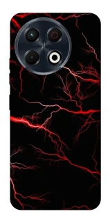 Чехол на TECNO Spark 30 Pro (KL7) Красная молния фото 1 из 1