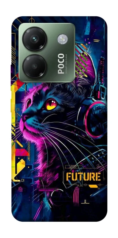 Чохол на Xiaomi Poco M7 pro 5G Cyber Cat v2 фото 1 з 1