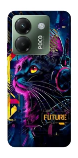 Чохол на Xiaomi Poco M7 pro 5G Cyber Cat v2 фото 1 з 1