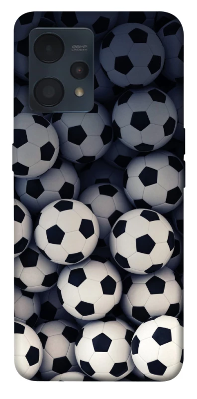 Чохол на Realme 9 4G / 9 Pro+ Футбольні м'ячи фото 1 з 1