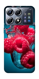 Чехол на Xiaomi POCO X8 Pro Малинка в воде фото 1 из 1