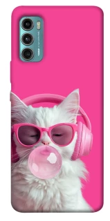 Чехол на Motorola Moto G60 Pink kitty фото 1 из 1