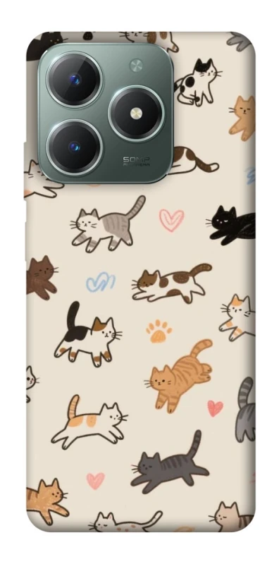 Чохол на Realme C61 Cat style ver.2 фото 1 з 1