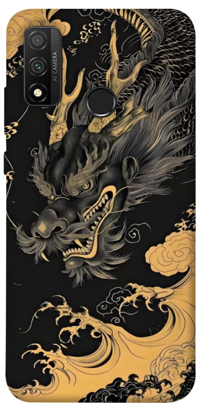 Чохол на Huawei P Smart (2020) gold dragon фото 1 з 1