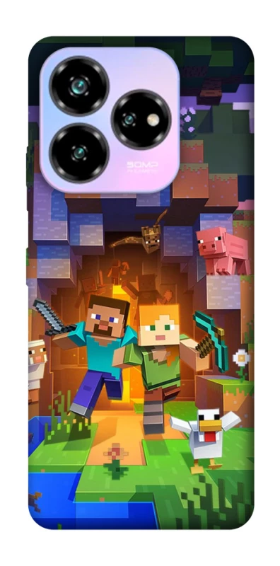 Чохол на ZTE Nubia V60 Desing Minecraft game фото 1 з 1