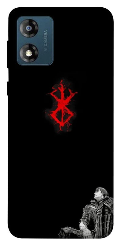 Чехол на Motorola Moto E13 berserk black фото 1 из 1