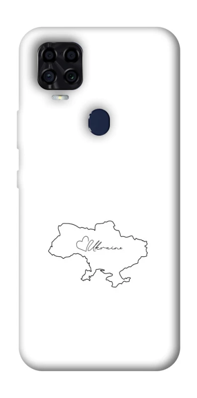 Чохол на ZTE Blade v2020 Ukraine map фото 1 з 1