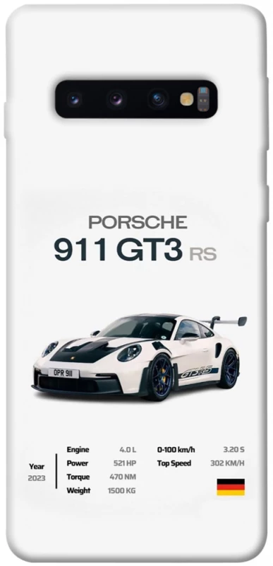 Чехол на Samsung Galaxy S10 Porsche 911 GT3 фото 1 из 1