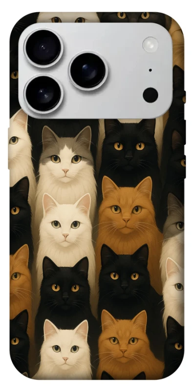Чохол на Apple iPhone 17 Pro Max (6.9") Colorful Cat Collage фото 1 з 1