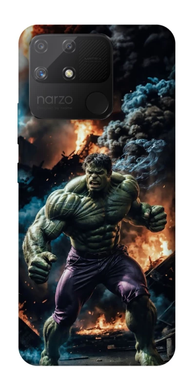 Чохол на Realme Narzo 50A Hulk v2 фото 1 з 1