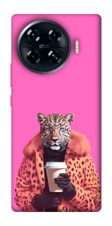 Чохол на TECNO Spark 20 Pro+ Леопард з кавою фото 1 з 1