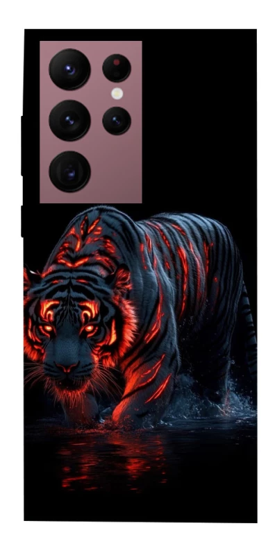 Чохол на Samsung Galaxy S22 Ultra fire tiger фото 1 з 1