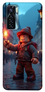 Чохол на TECNO Camon 17 Pro Roblox Fire Logo Blue Flames фото 1 з 1