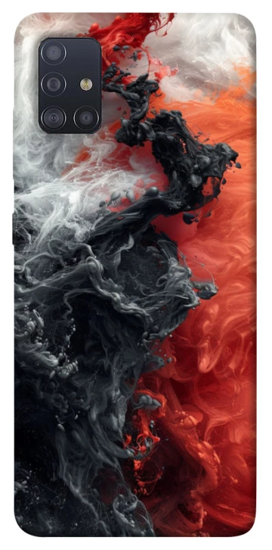 Чехол на Samsung Galaxy M51 Black and Red фото 1 из 1