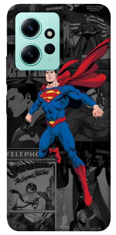 Чехол на Xiaomi Redmi Note 12 4G superman comics фото 1 из 1