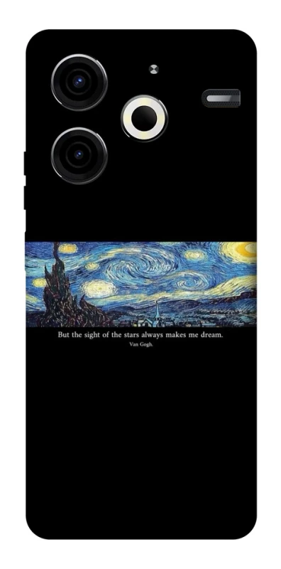 Чохол на TECNO Pova 6 Neo (LI6) Starry night Van Gogh фото 1 з 1