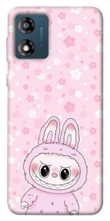 Чохол на Motorola Moto E13 Pink Labubu фото 1 з 1