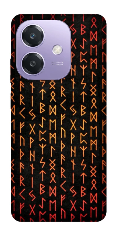 Чехол на Oppo A3 4G Руны фото 1 из 1