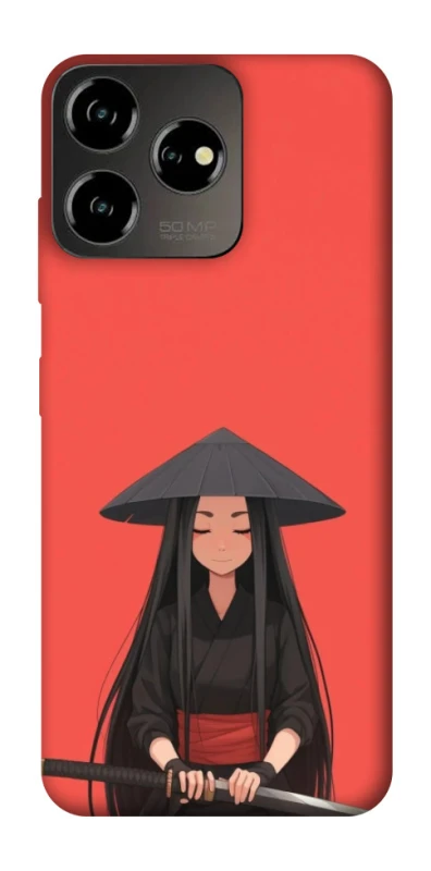 Чехол на ZTE Blade V50 Design 4G Red samurai фото 1 из 1