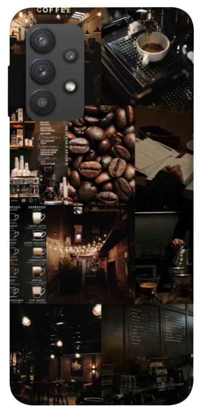 Чохол на Samsung Galaxy A32 (A325F) 4G Coffee collage ver.1 фото 1 з 1