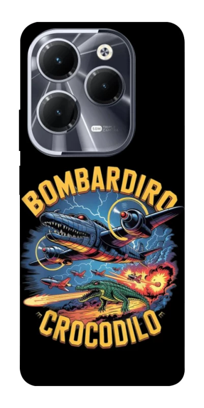 Чохол на Infinix Hot 40 Bombardino Crocodilo v2 фото 1 з 1