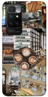 Чехол на Xiaomi Redmi 10 Coffee collage ver.5 фото 1 из 1