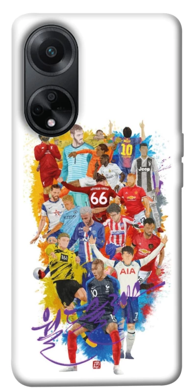 Чохол на Oppo A58 4G Football Abstract v2 фото 1 з 1