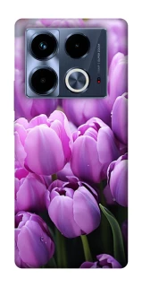 Чохол на Infinix Note 40 4G Фіолетові тюльпани фото 1 з 1