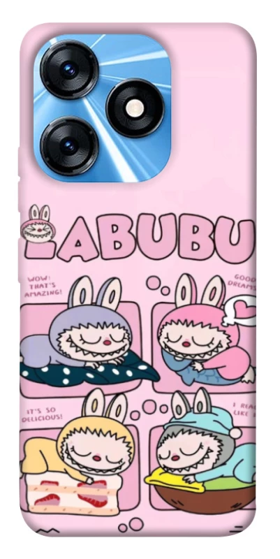 Чохол на TECNO Spark 10 Labubu Dreams Collage фото 1 з 1