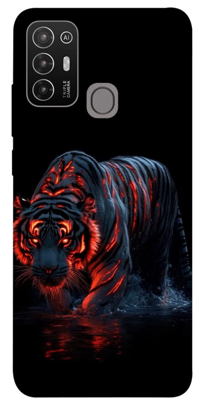 Чохол на ZTE Blade A52 fire tiger фото 1 з 1