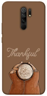 Чохол на Xiaomi Redmi 9 Thankful coffee фото 1 з 1